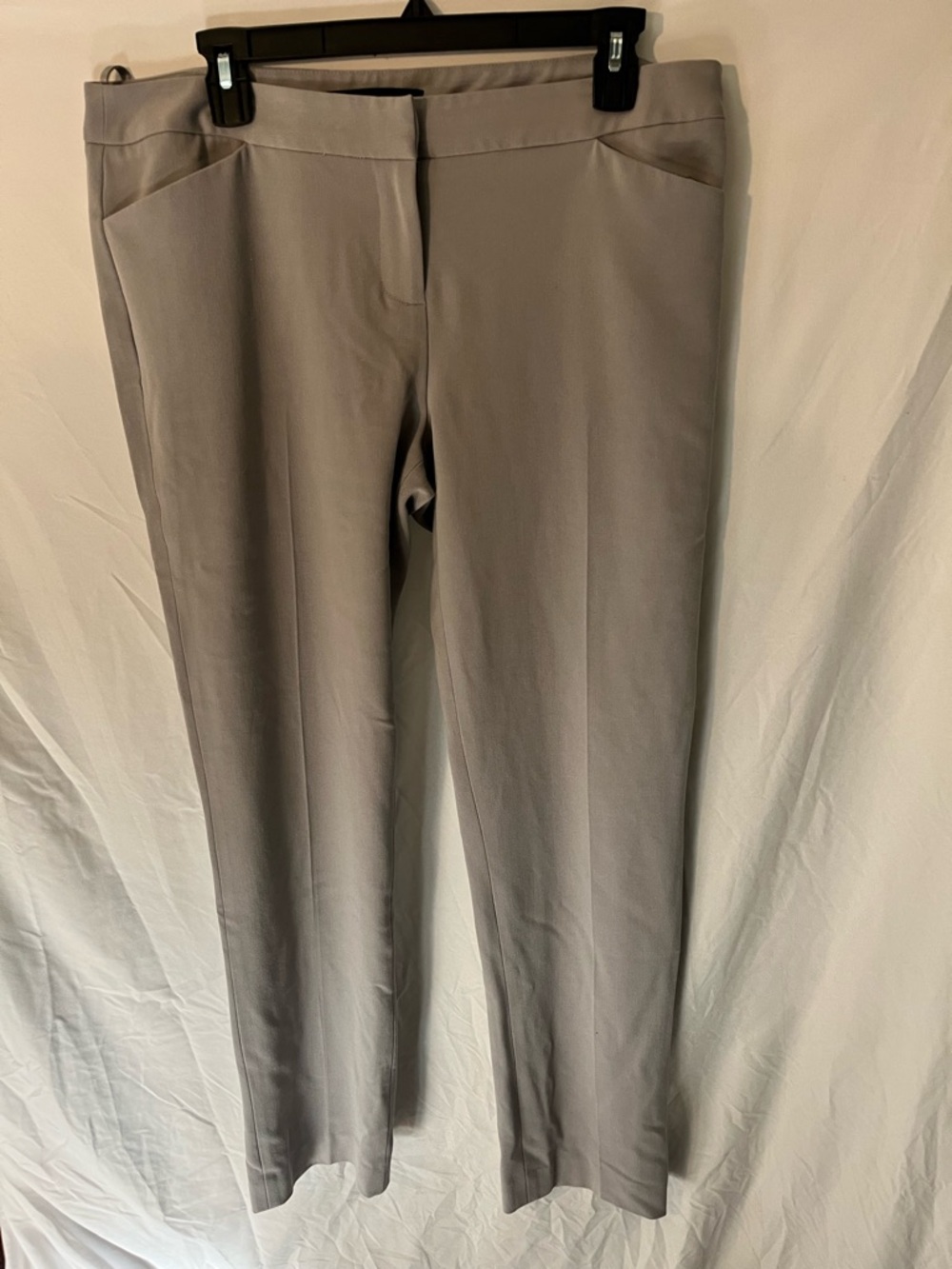 Gray Woman’s Dress Pants - Amanda and Chelsea Lightweight Professional Trousers